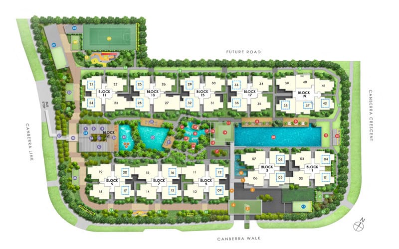 Parc Canberra - Site Plan