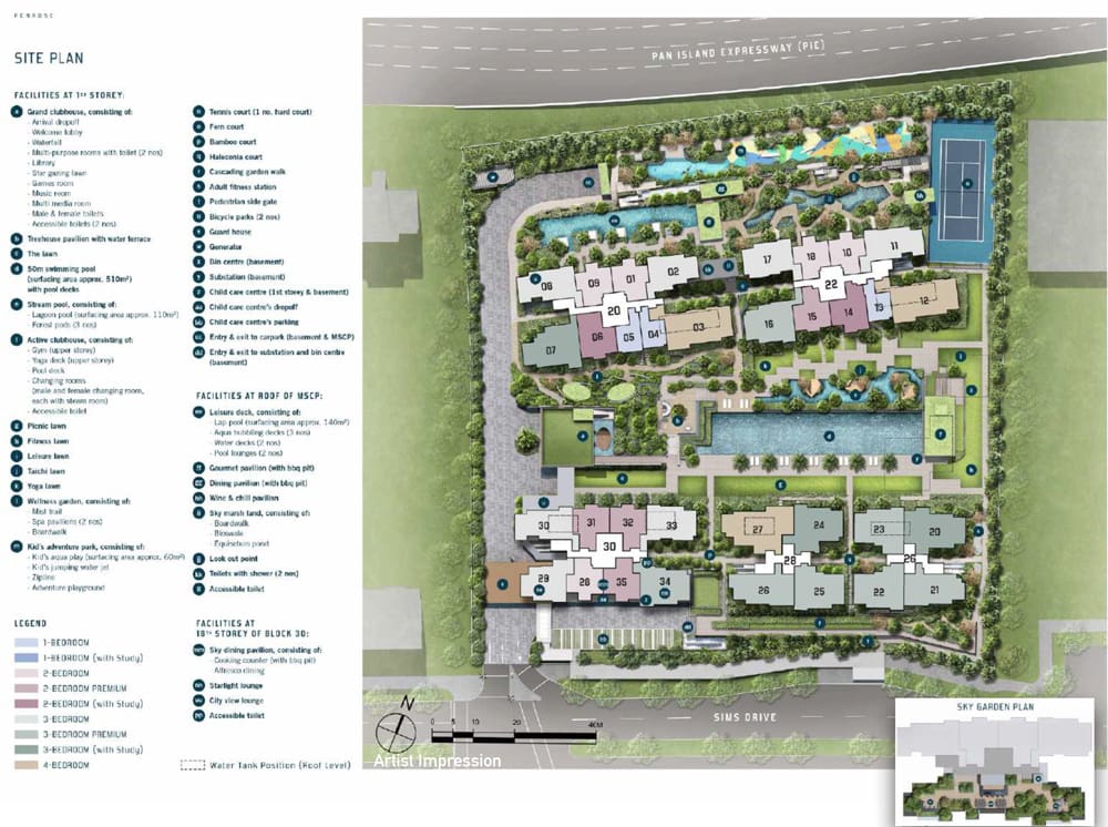 Penrose - Site Plan