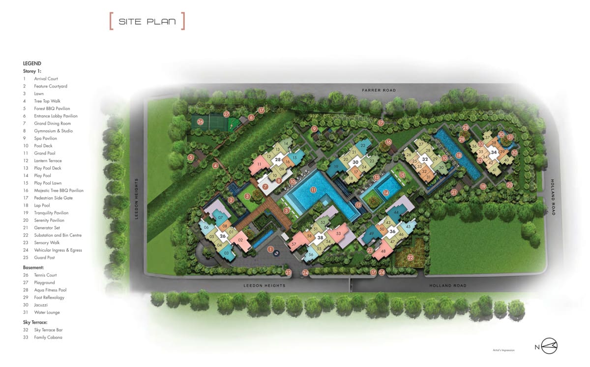 Leedon Green - Site Plan