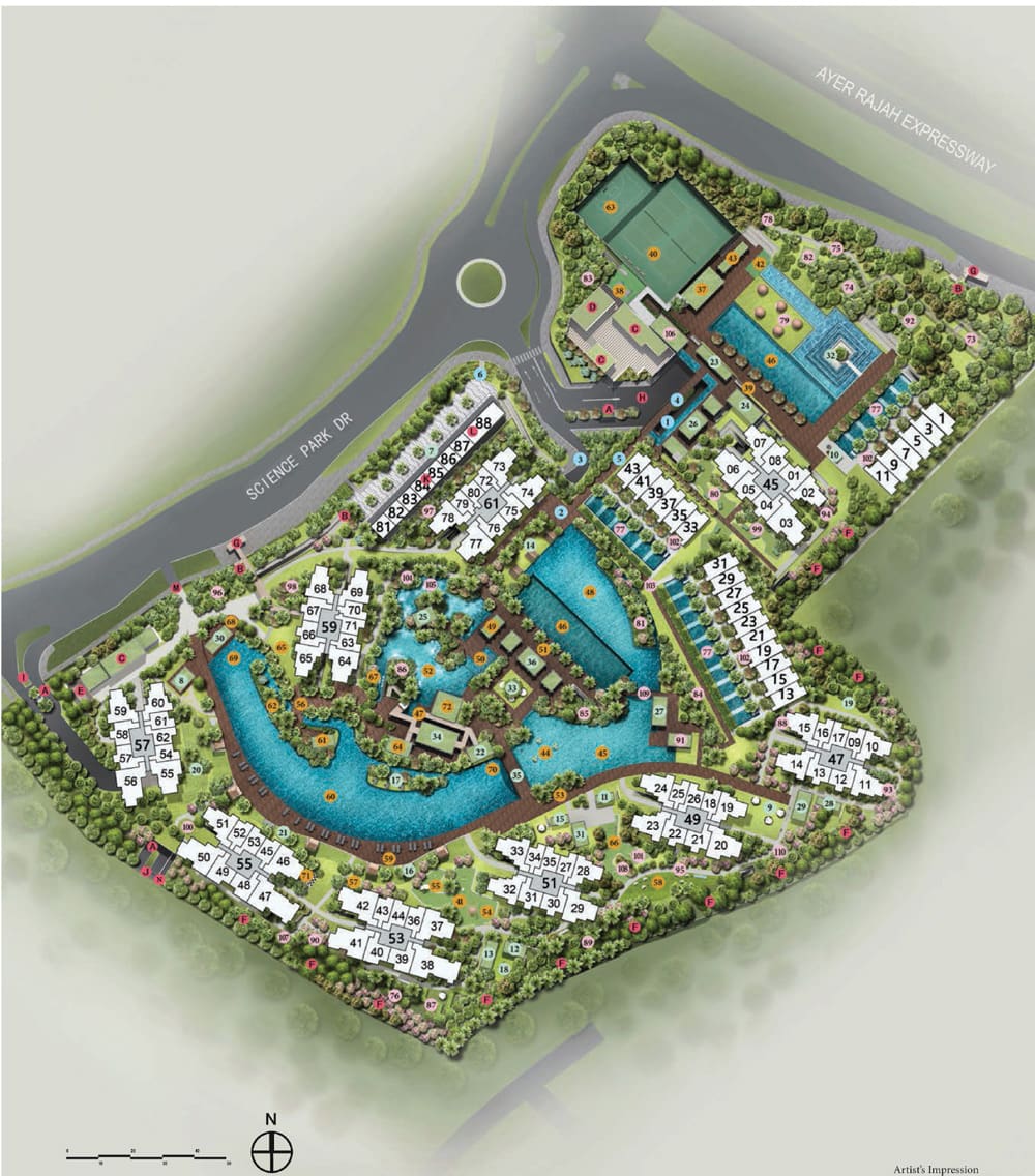 Normanton Park - Site Plan