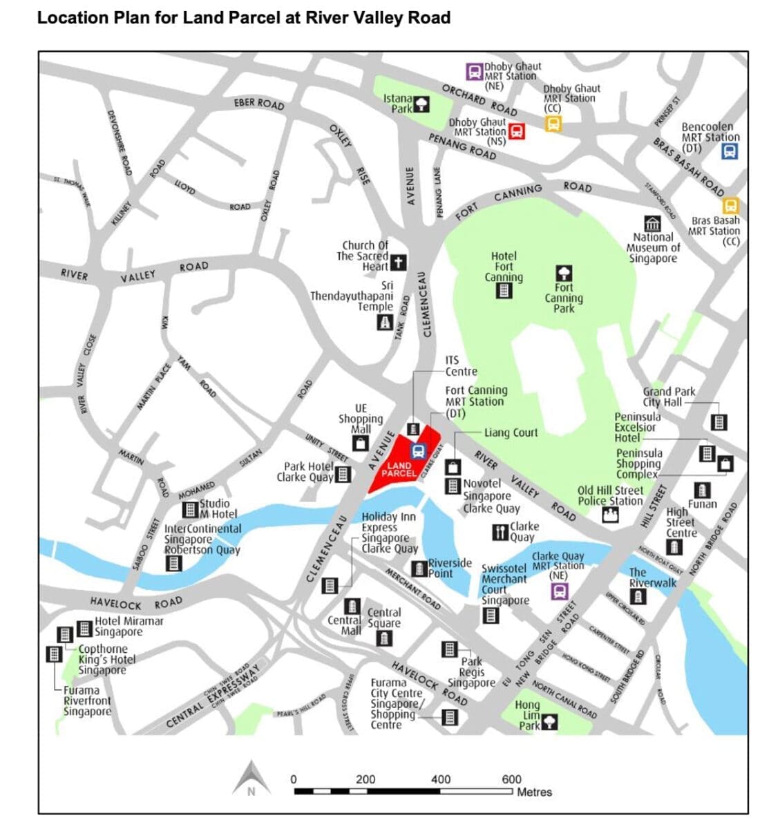 Location Map of CanningHill Piers