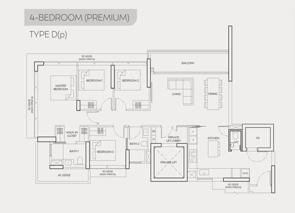 J'den - 4 Bedroom (Premium) Floorplan