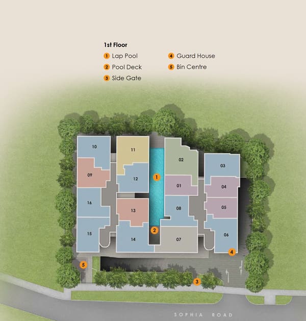 Orchard Sophia - Site Plan Level 1