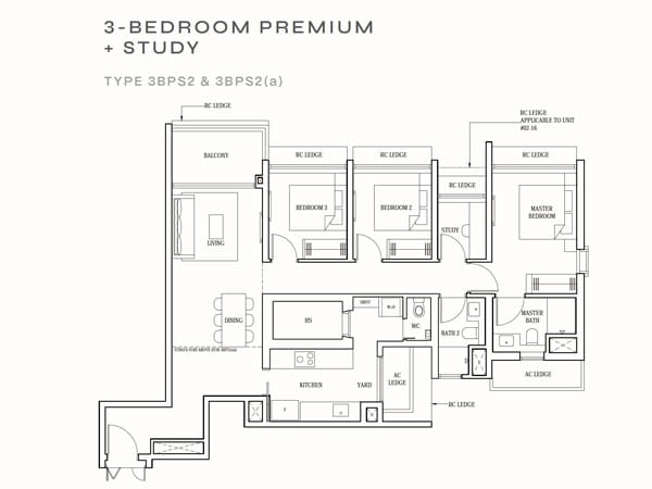 Pinetree Hill - 3 Bedroom Premium + Study