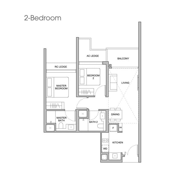 Hillock Green - 2 Bedroom