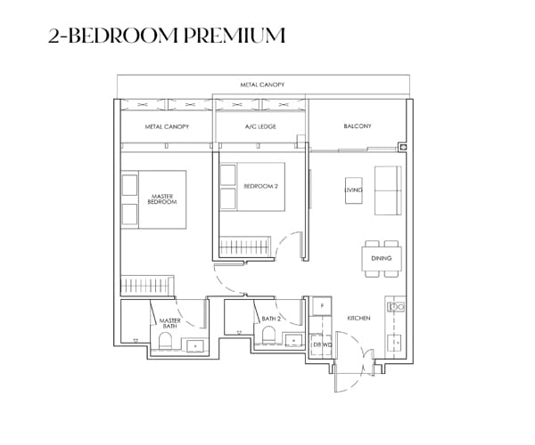 Newport Residences - 2 Bedroom Premium