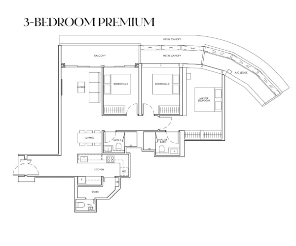 Newport Residences - 3 Bedroom Premium