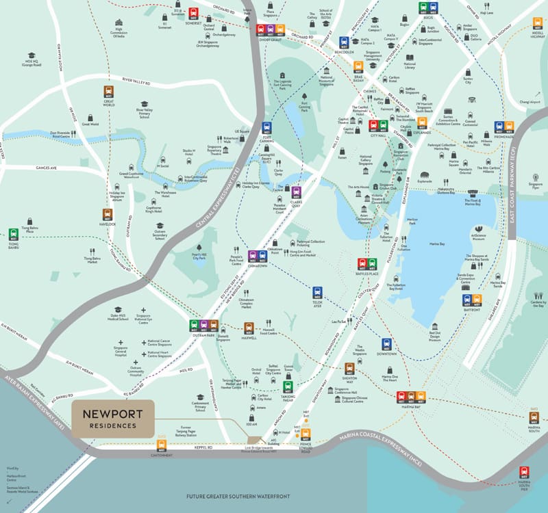 Newport Residences - Location Map