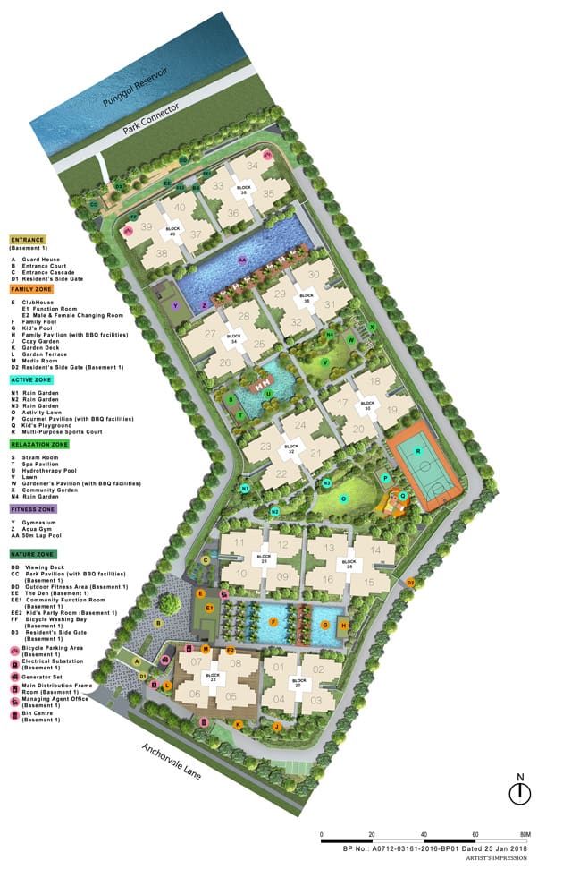 Rivercove Residences EC - Siteplan