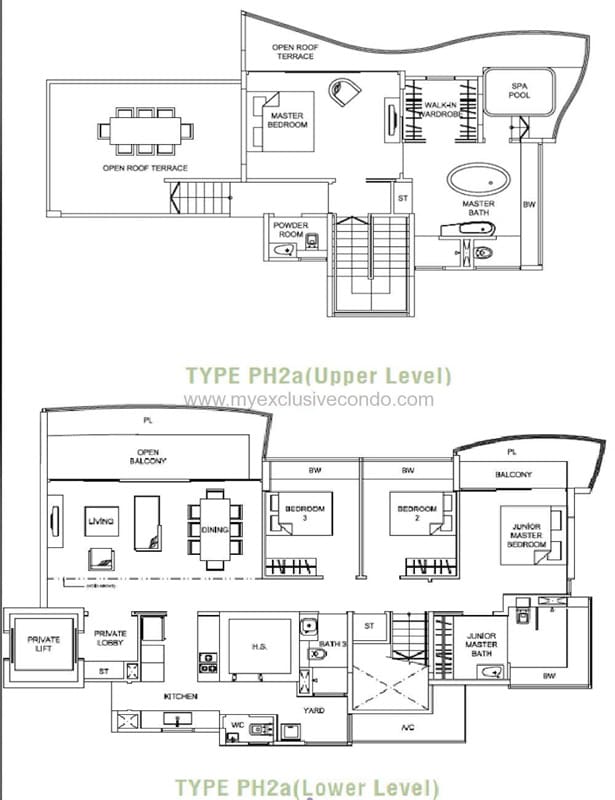 condo singapore - hallmark residences -typePH2a