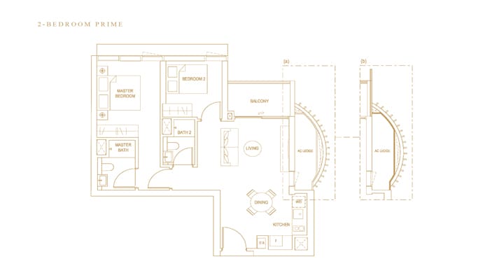 Klimt Cairnhill - 2 Bedroom Prime