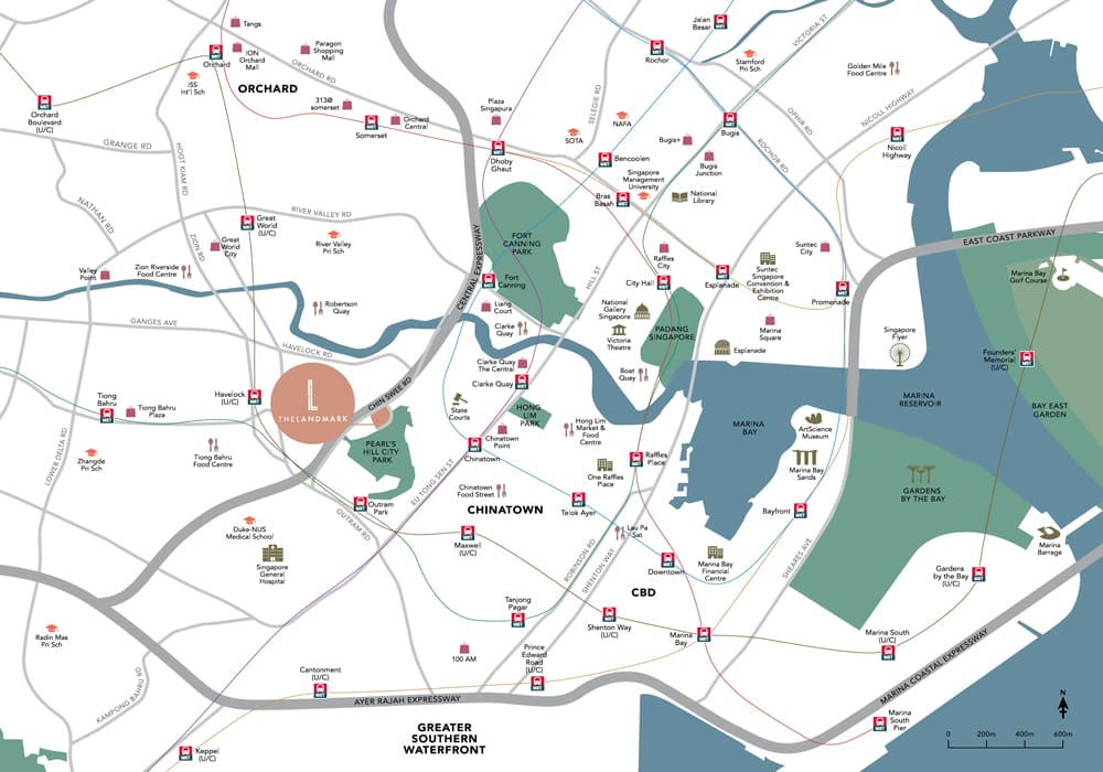 The Landmark - New Condo Location Map