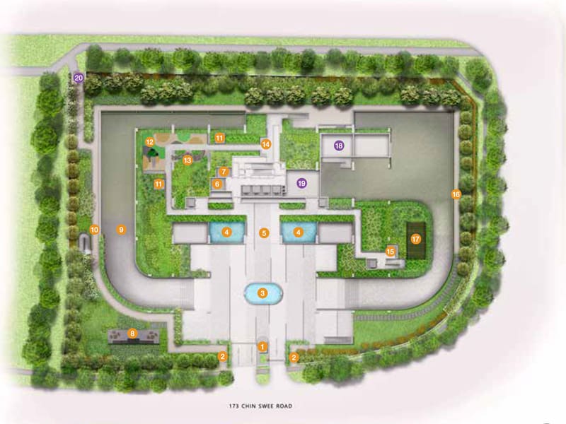 The Landmark - Site Plan for Level 1