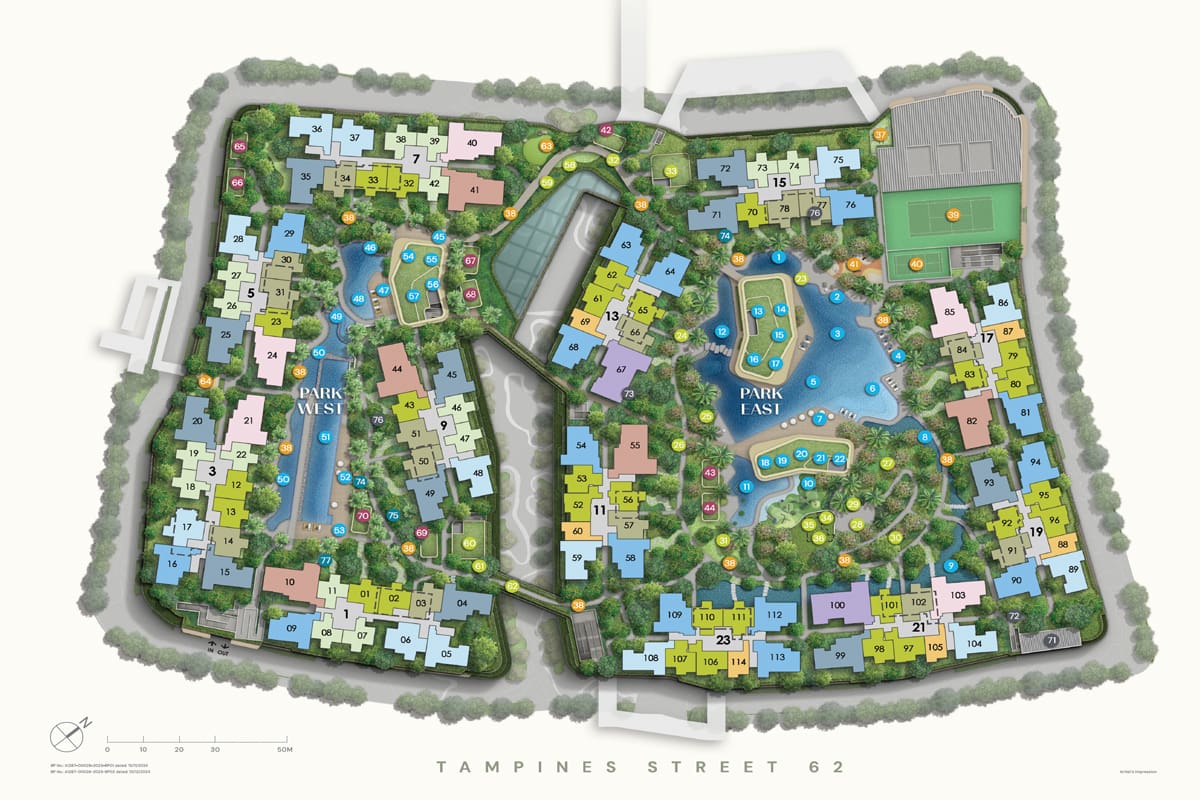 Parktown Residence New Launch Site Plan